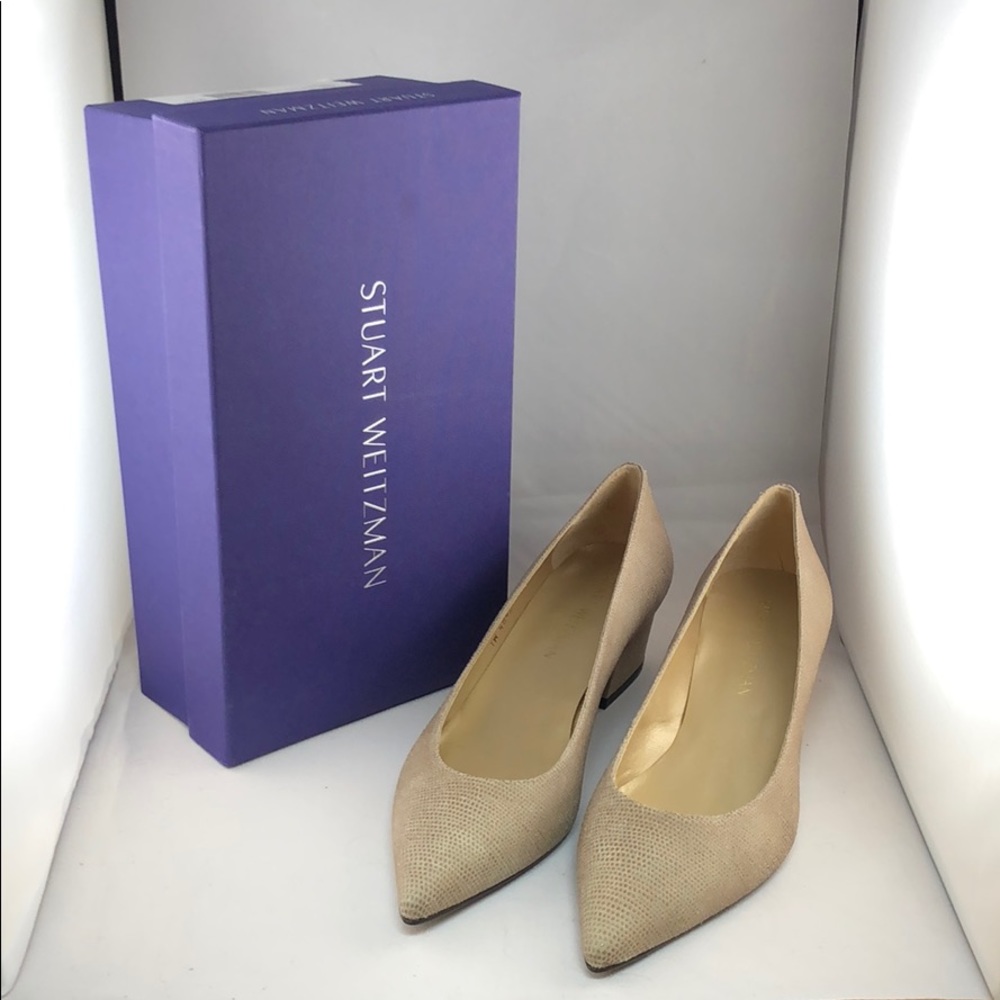 Stewart Weitzman Fawn Goose Bump NAPP